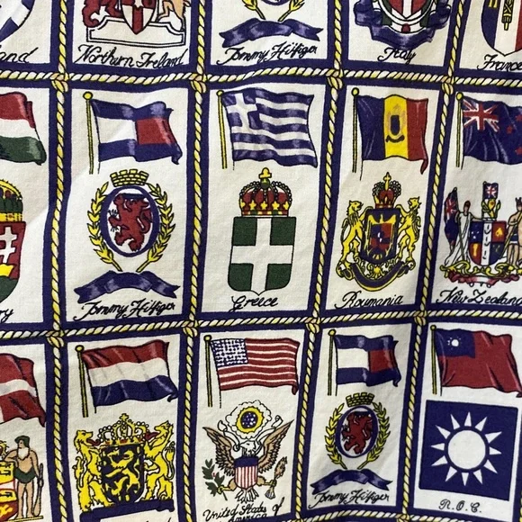 Listing for rmundy1160 Tommy Hilfiger Multicolor Flag Pattern Shirt - Picture 3 of 3